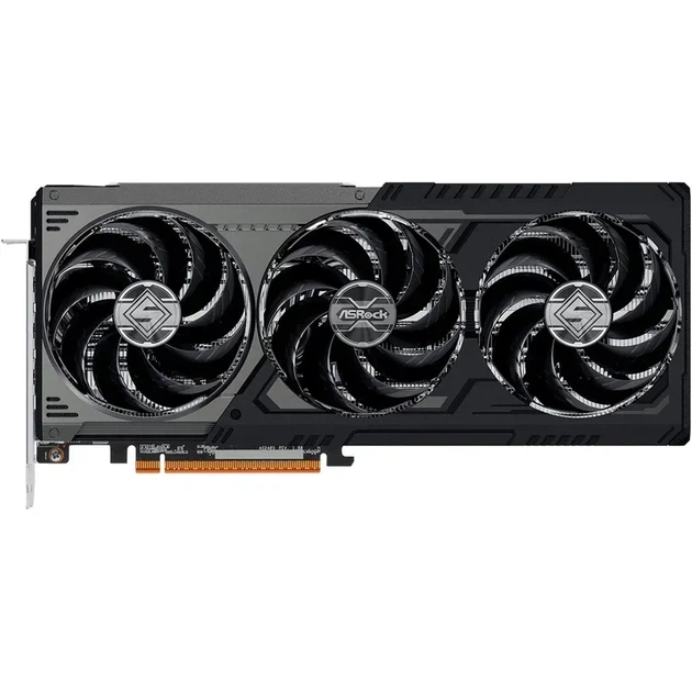 Видеокарта ASRock Radeon RX 9070 XT Steel Legend Dark (RX9070XT SLD 16G) - изображение 2