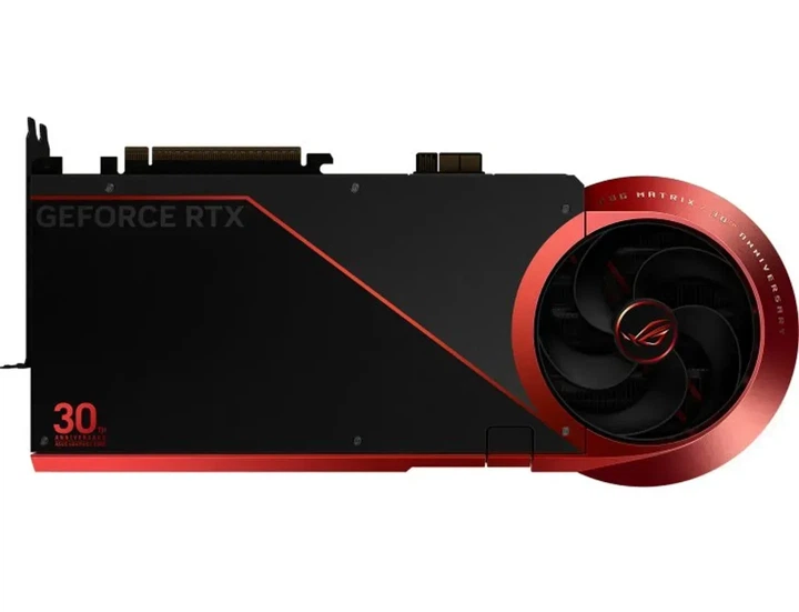 Видеокарта ASUS Nvidia GeForce RTX 5090 ROG MATRIX PLATINUM (ROG-MATRIX-RTX5090-P32G-30TH) - Фото 1 Видеокарта ASUS Nvidia GeForce RTX 5090 ROG MATRIX PLATINUM (ROG-MATRIX-RTX5090-P32G-30TH) - изображение 1