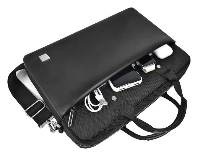 Сумка WIWU 14" Hali Laptop Bag Black (KOS_6976195091748) - изображение 6