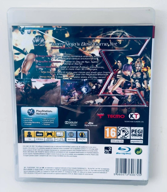 Диск для PlayStation 3 - Ninja Gaiden Sigma 2, англійська версія, Б/В - зображення 2