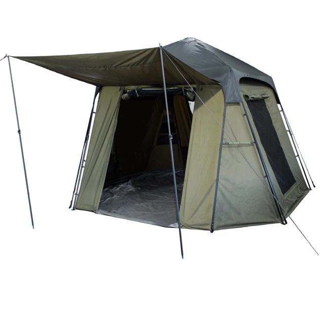 Карповая трехместная палатка Ranger Gazebo Lux RA6665 нейлон 210D PU 210×310 см (FEA860FFEDEC) - изображение 2