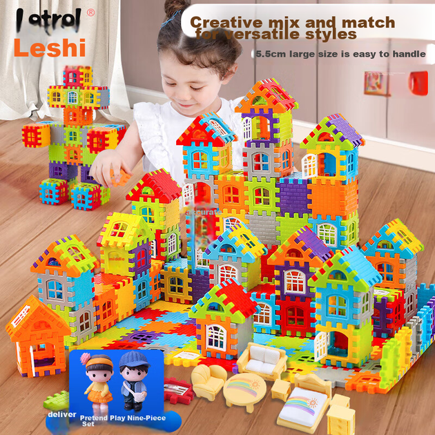 Конструктор Letrel детский, для 3-6 лет, крупные детали - изображение 10