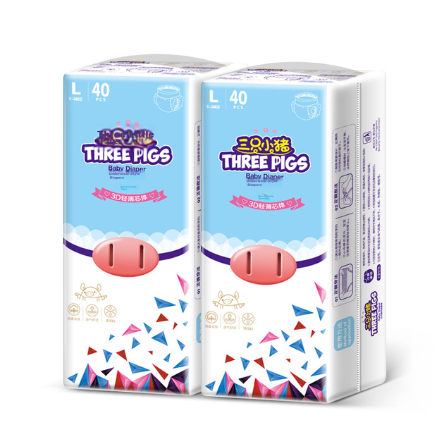 Подгузники-трусики Three Piggy 3D Ultra-Thin L, 80шт - Фото 4 Подгузники-трусики Three Piggy 3D Ultra-Thin L, 80шт - изображение 4