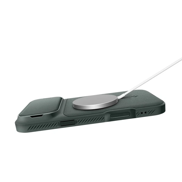 Чехол Spigen Optik Armor для iPhone 17 Pro Max Green with MagSafe (8800283310306) - изображение 12