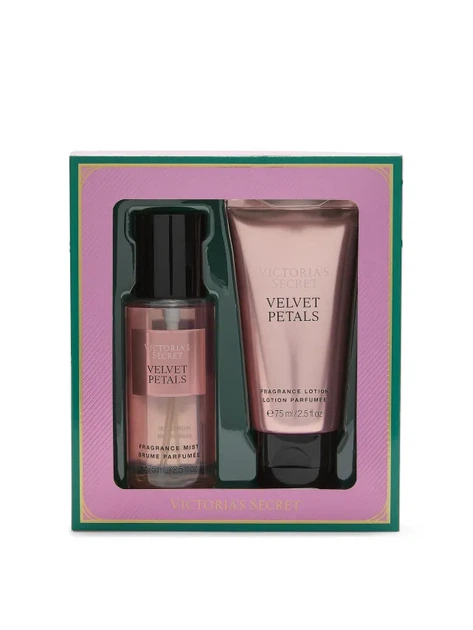 Подарунковий набір Victoria's Secret Velvet Petals Mist & Lotion 75 ml + 75 ml - изображение 2