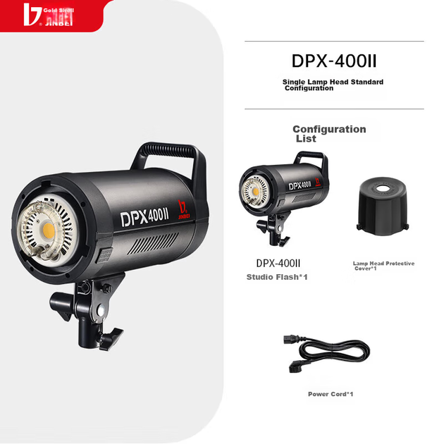 Студийная вспышка JINBEI DPX-400II, свет для портретной фотографии, заполняющий студийный свет, лампа для фотосъемки одежды и товаров. - изображение 5