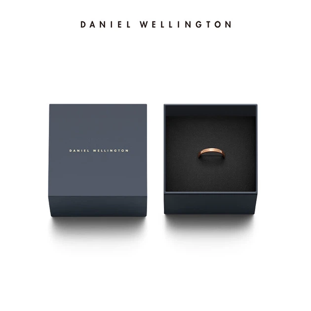 Кольцо Daniel Wellington DW222 женское парное со звездами, розовое золото, размер 52 - изображение 8