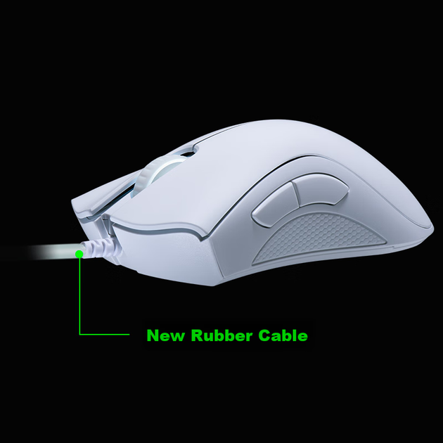Мышь Razer DeathAdder Essential USB White - изображение 3
