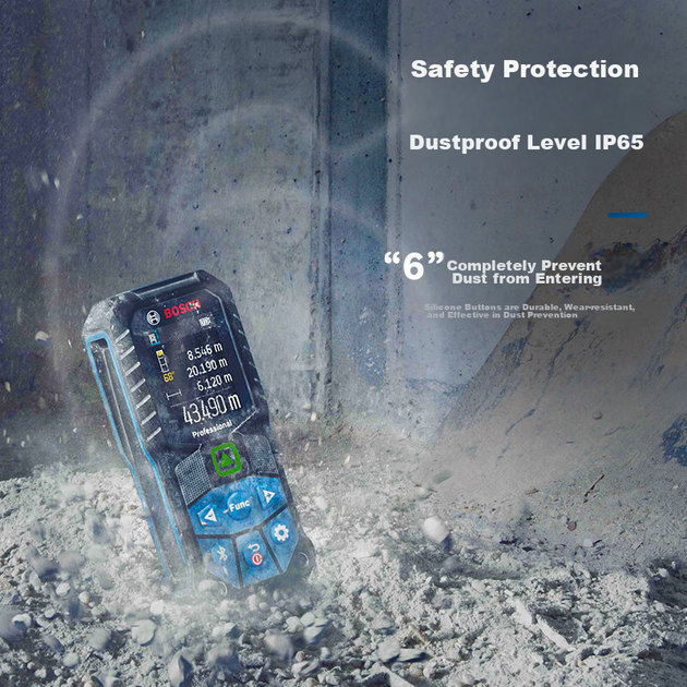 Дальномер BOSCH GLM 50-27 CG профессиональный 50м зеленый луч, Bluetooth - изображение 8