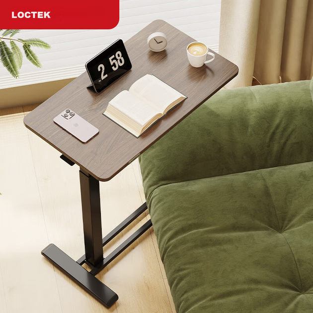 Столик прикроватный Loctek T04 регулируемый передвижной, черный орех - Фото 5 Столик прикроватный Loctek T04 регулируемый передвижной, черный орех - изображение 5