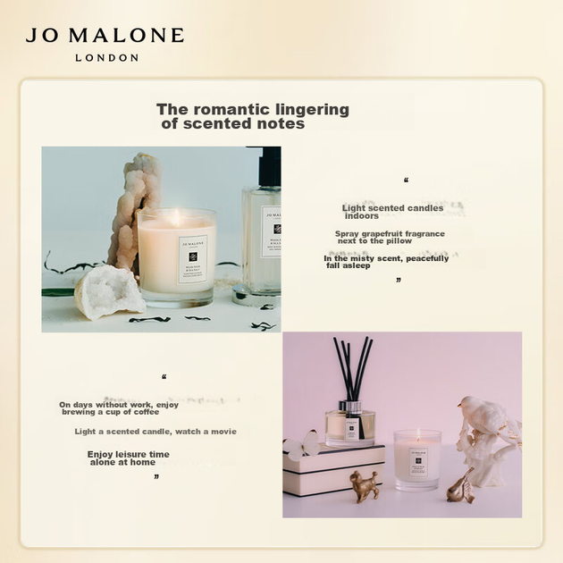 Свеча ароматическая Jomalone лаванда/морская соль, 200г, подарочная - изображение 4
