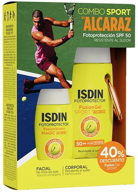 Zestaw Isdin Fotoprotector Krem przeciwsłoneczny do twarzy Spf 50 50 ml + Krem przeciwsłoneczny do ciała Spf 50 100 ml (8429420345669) - Zdjęcie 1 Zestaw Isdin Fotoprotector Krem przeciwsłoneczny do twarzy Spf 50 50 ml + Krem przeciwsłoneczny do ciała Spf 50 100 ml (8429420345669) - obraz 1