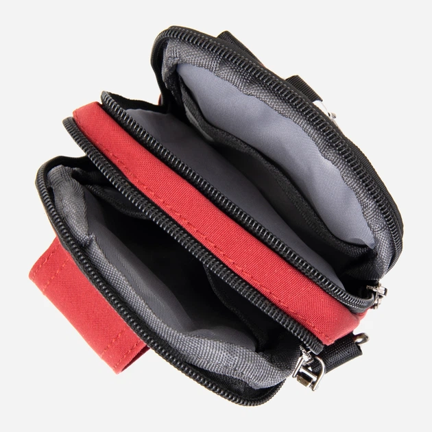 Сумка кросс боди через плечо мужская Vintage leather-20647 Красная - Фото 5 Сумка кросс боди через плечо мужская Vintage leather-20647 Красная - изображение 5