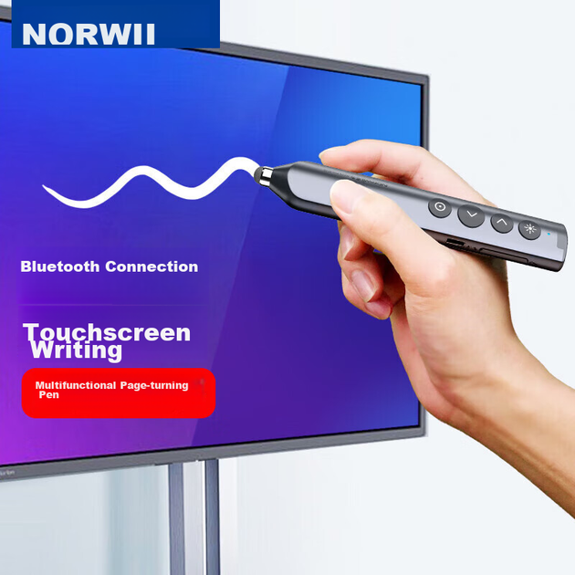 Указка NORWII N10s Pro лазерная зеленая, Bluetooth, для презентаций - изображение 10