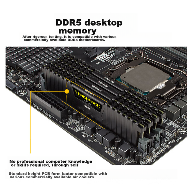 Оперативна пам'ять Corsair Vengeance LPX 16 ГБ 2x8 ГБ DDR4 3200 МГц CL16 - зображення 7
