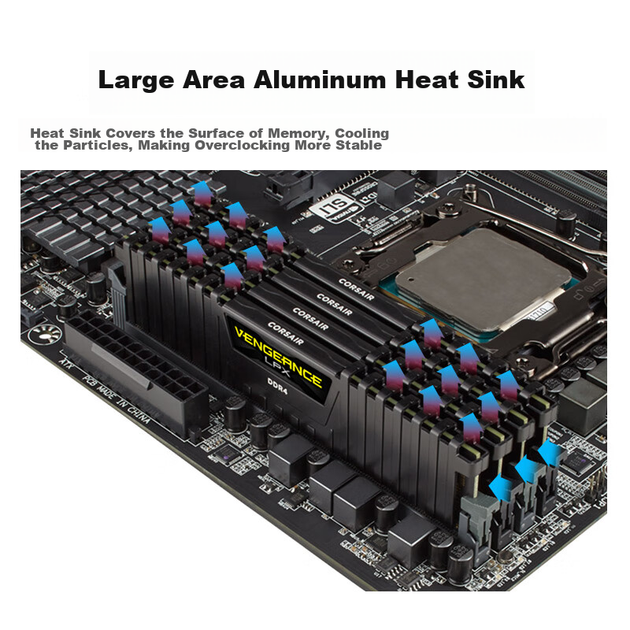 Оперативна пам'ять Corsair Vengeance LPX 16 ГБ 2x8 ГБ DDR4 3200 МГц CL16 - зображення 8