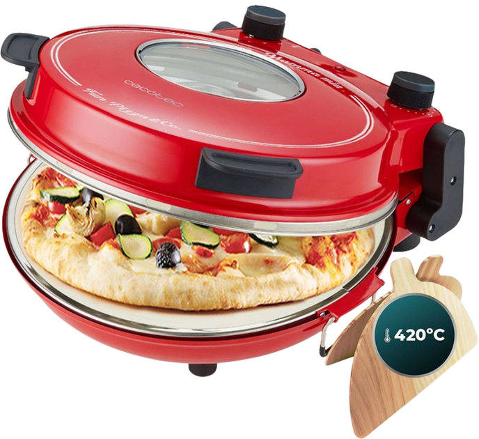 Піч для піци Cecotec Fun Pizza&Co Mamma Mia Vista - Фото 2 Піч для піци Cecotec Fun Pizza&Co Mamma Mia Vista - зображення 2