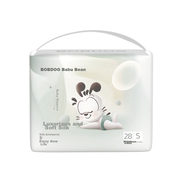 Подгузники BOBDOG Premium Silk Soft, 56 шт, для 3-4.5 кг, дышащие - изображение 4