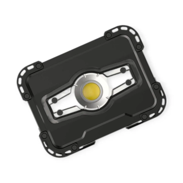 Прожектор светодиод. аккумулятор. 10w cob 3,6w, 2 режима, powerbank 5 ач (выход usb 5v), ip65 QAP - изображение 2