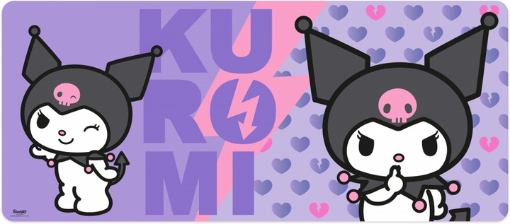 Килимок для миші Kids Euroswan Kuromi Hello Kitty Purple (KU00024) - Фото 1 Килимок для миші Kids Euroswan Kuromi Hello Kitty Purple (KU00024) - зображення 1