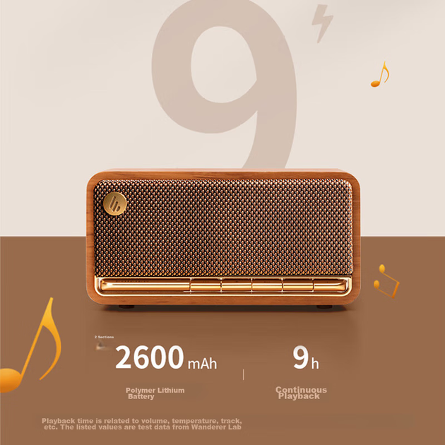 Подарункова коробка EDIFIER M230 Limited Edition, високоякісна ретро-портативна Bluetooth-колонка, вишукана подарункова коробка, настільна колонка - зображення 9