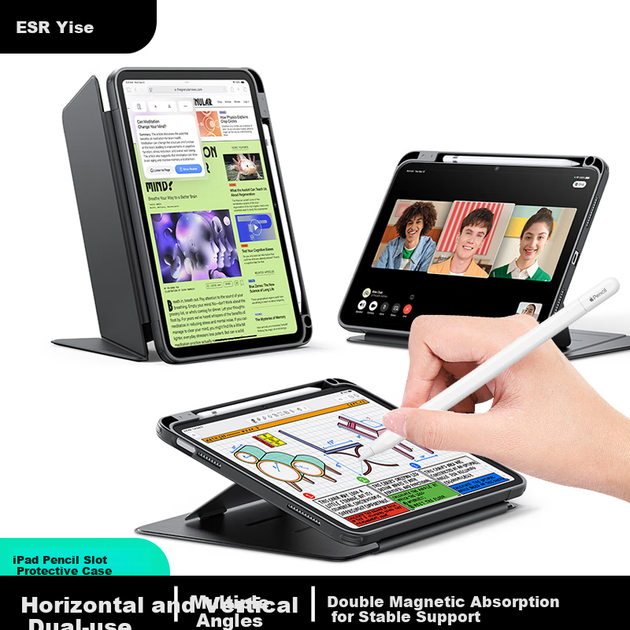 Чехол для планшета Apple iPad 11" 2025 (A16)/10.9" 2022 ESR Black - изображение 4