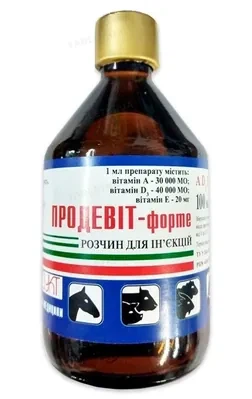 Вітаміни для тварин Продевіт форте 100мл Продукт - Фото 1 Вітаміни для тварин Продевіт форте 100мл Продукт - изображение 1
