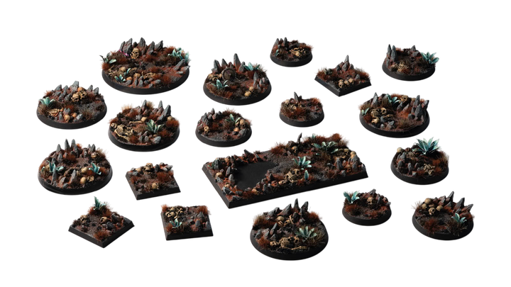 Набір підставок для фігурок Gamers Grass Chaos Wasteland - Basing Box (0738956791931) - зображення 5