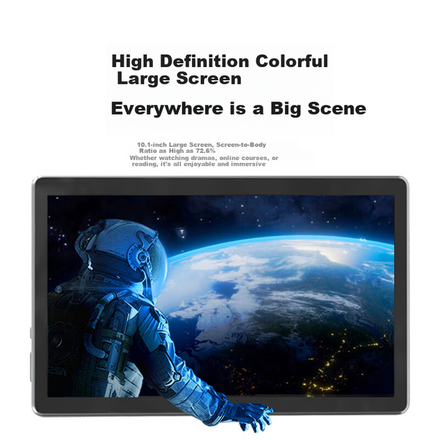Планшет Acer A310, 10,1-дюймовый HD-дисплей, 4 ГБ ОЗУ со слотом для SIM-карты, совместимость со всеми сетями, защита глаз от синего света, развлекательный функционал, восьмиядерный процессор, 6 ГБ ОЗУ + 128 ГБ памяти, серый цвет. - зображення 4