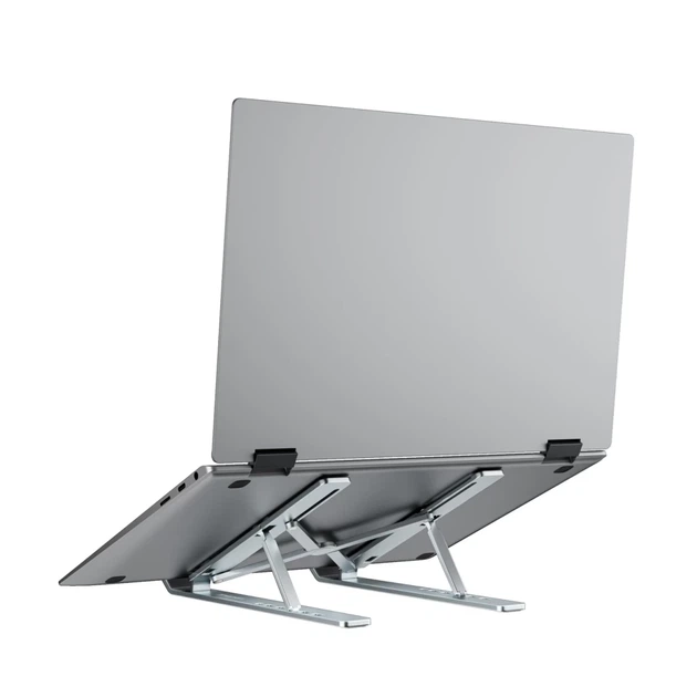 Підставка Wozinsky WDCX-X8S складна регульована під ноутбук Silver (5907769387661) - Фото 4 Підставка Wozinsky WDCX-X8S складна регульована під ноутбук Silver (5907769387661) - зображення 4