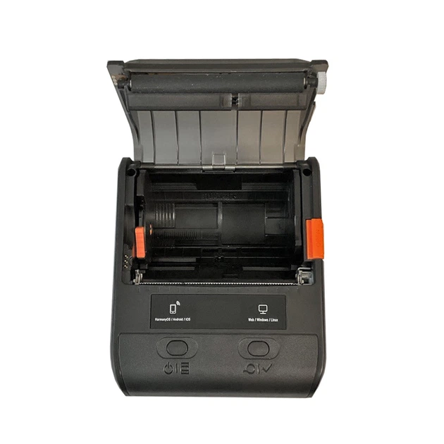 Портативный термопринтер UKRMARK DP30BK, USB/Bluetooth, рулоны 20-75 мм, для чеков/этикеток, черный, печать на термобумаге и полимерных этикетках - изображение 12