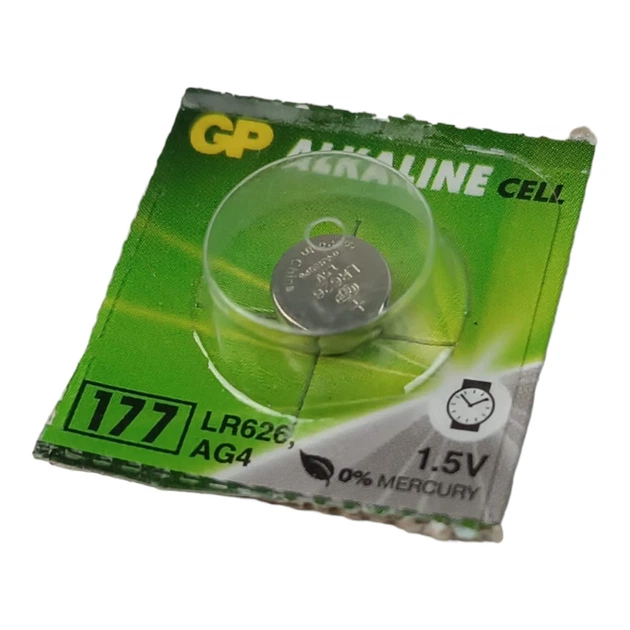 Батарейка таблетка щелочная 1.5V 177/LR626 блистер GP - Фото 2 Батарейка таблетка щелочная 1.5V 177/LR626 блистер GP - изображение 2