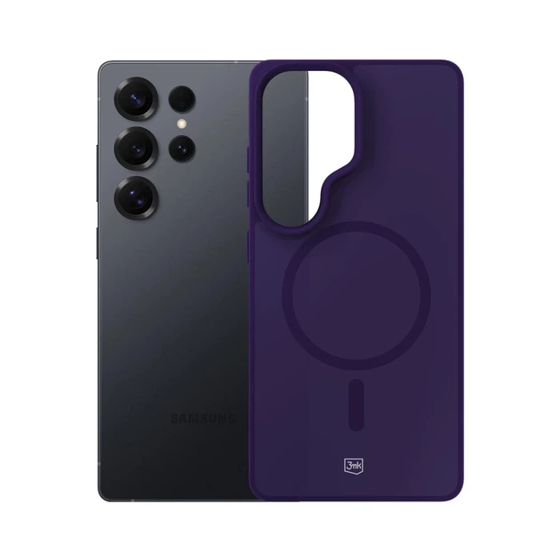 Чехол 3mk Smoke MagCase для Samsung Galaxy S25 Ultra Purple with MagSafe (5903108741354) - Фото 13 Чехол 3mk Smoke MagCase для Samsung Galaxy S25 Ultra Purple with MagSafe (5903108741354) - изображение 13