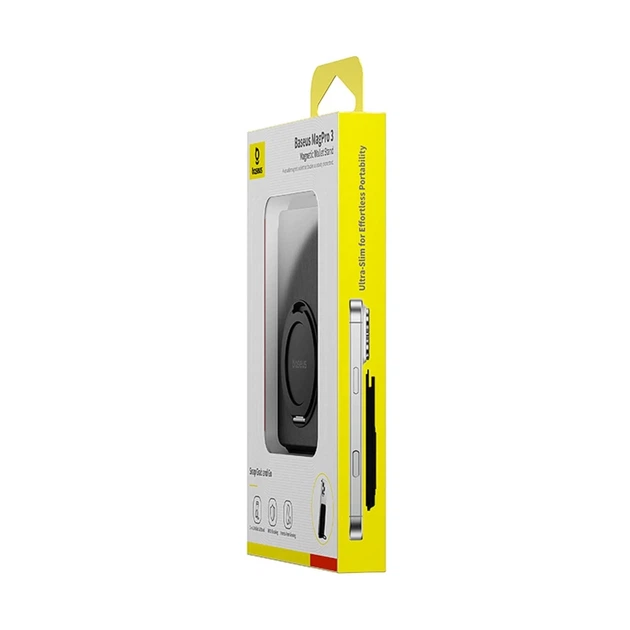 Кошелек Baseus MagPro 3 с подставкой Black with MagSafe (6932172690281) - изображение 8
