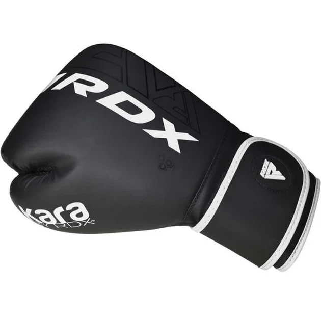 Боксерські рукавиці RDX Inc штучна шкіра 8 унцій Білий капа в комплекті - зображення 6