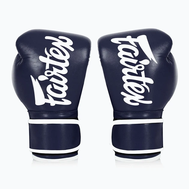 Боксерські рукавиці Fairtex мікрофібра 12 унцій сині - зображення 5