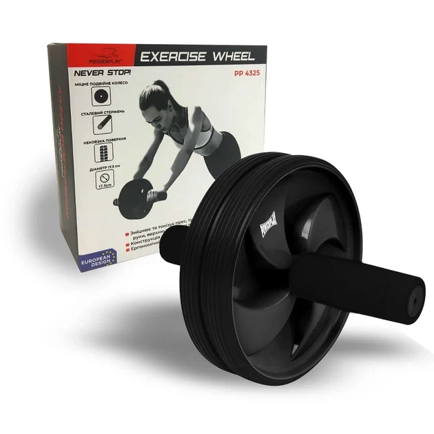 Колесо для пресса Active Point ПВХ 17,5 см Черное - изображение 7