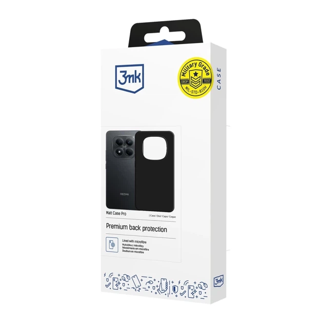 Чехол 3mk Matt Case Pro для Xiaomi Redmi Note 15 Pro 4G Black (5903108744904) - изображение 2