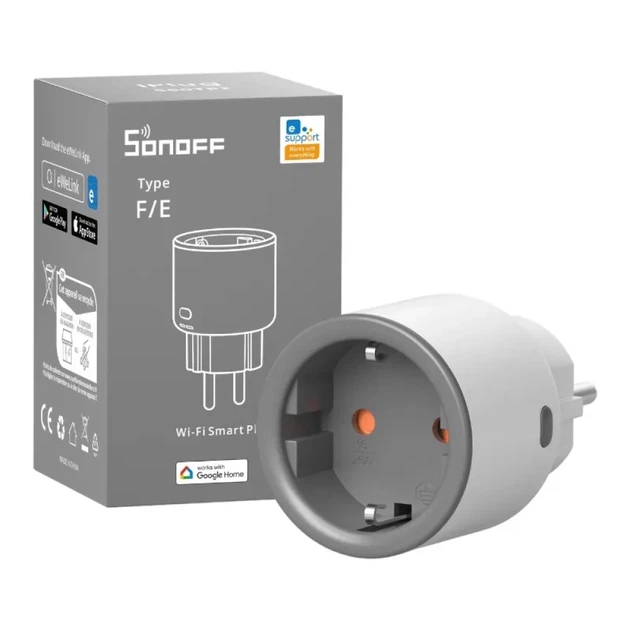 Умная розетка WiFi Sonoff S60TPF (S60TPF) - Фото 2 Умная розетка WiFi Sonoff S60TPF (S60TPF) - изображение 2