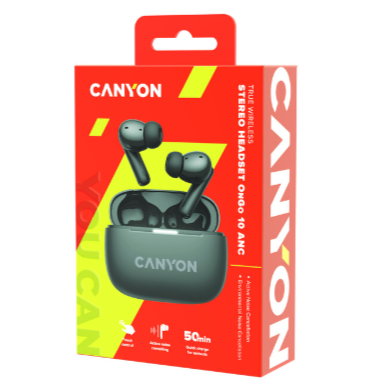 Наушники Canyon OnGo TWS-10 ANC ENC Graphite (CNS-TWS10BK) - изображение 8