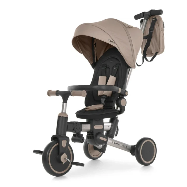 Дитячий триколісний велосипед TRIGO ME 1226 алюміній до 25 кг 78х50х94 см Taupe Beige - Фото 1 Дитячий триколісний велосипед TRIGO ME 1226 алюміній до 25 кг 78х50х94 см Taupe Beige - зображення 1