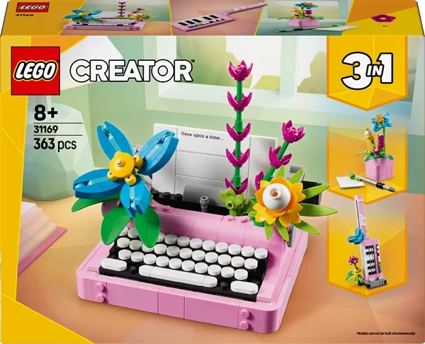 Конструктор LEGO Creator Печатная машинка 363 детали пластиковая разноцветная 31169 - Фото 2 Конструктор LEGO Creator Печатная машинка 363 детали пластиковая разноцветная 31169 - изображение 2