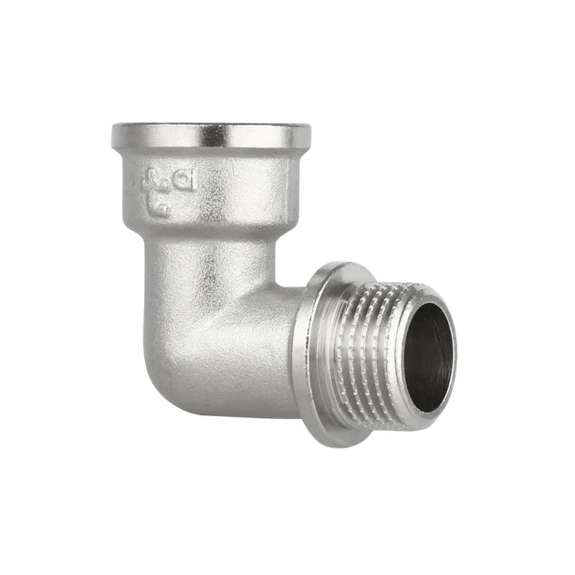 Уголок Thermo Alliance Forte 1/2" ВЗ латунь никелированный - Фото 3 Уголок Thermo Alliance Forte 1/2" ВЗ латунь никелированный - изображение 3
