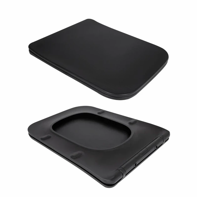 Унитаз подвесной Qtap Gemini Ultra Quiet 485x340x350 мм Дюропласт Матовый черный - изображение 8