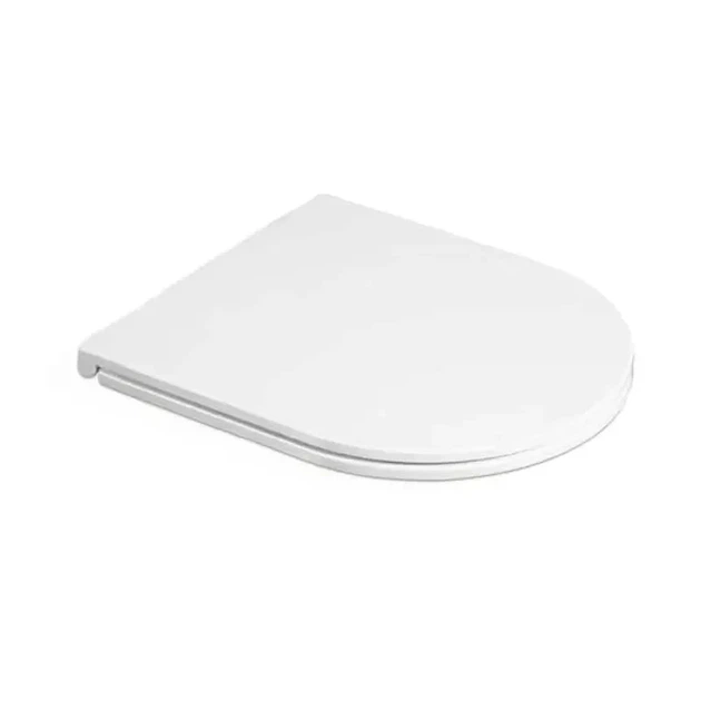 Сиденье для унитаза Mixxus Ellipse-Bevel 430х360х30 мм дюропластовое быстросъемное белое с микролифтом - Фото 1 Сиденье для унитаза Mixxus Ellipse-Bevel 430х360х30 мм дюропластовое быстросъемное белое с микролифтом - изображение 1