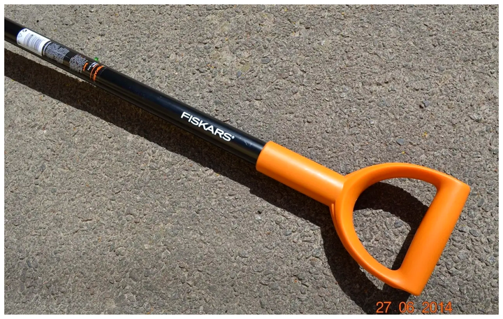 Вилы копательные 4 зуба рессорная сталь для сада Fiskars LS-1567 - изображение 5