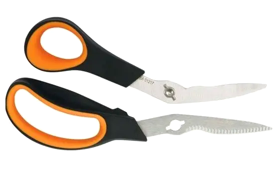 Садовые ножницы нержавеющая сталь зубчатое лезвие универсальные Fiskars LS-1069 - изображение 3