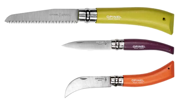 Садовый набор ножей 3 предмета нержавеющая сталь для сада Opinel LS-1065 - изображение 4