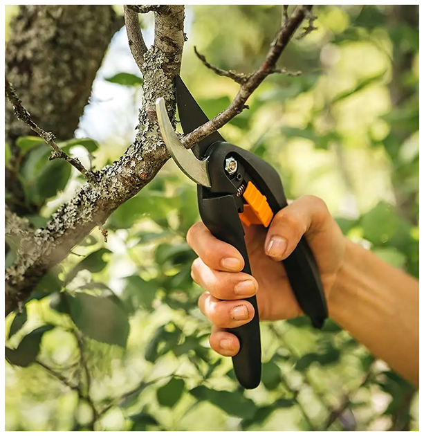 Плоскостной секатор 20.8 см нержавеющая сталь для сада Fiskars LS-1553 - изображение 7