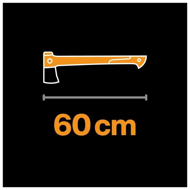 Топор колун 60 см сталь для раскалывания древесины черный Fiskars LS-1510 - изображение 9